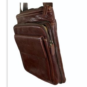 💼VERA PELLE ITALY - Leather Cross-body Bag